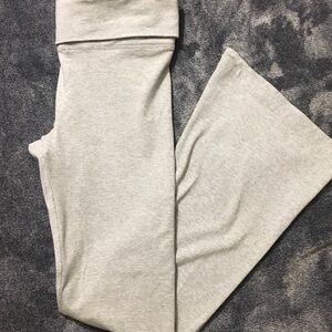 NWOT VS Pink fold over flare leggings